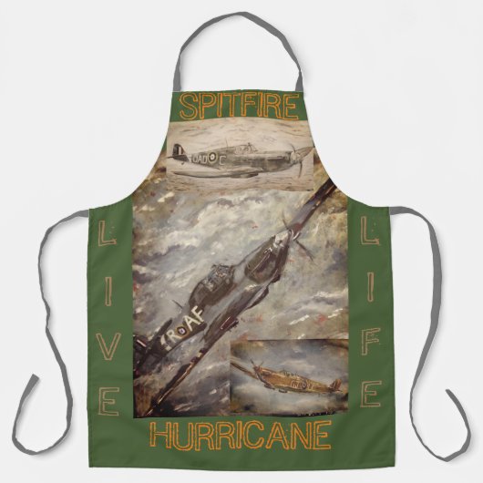 All-over Print Apron, groot Apron Schort (Voorkant)