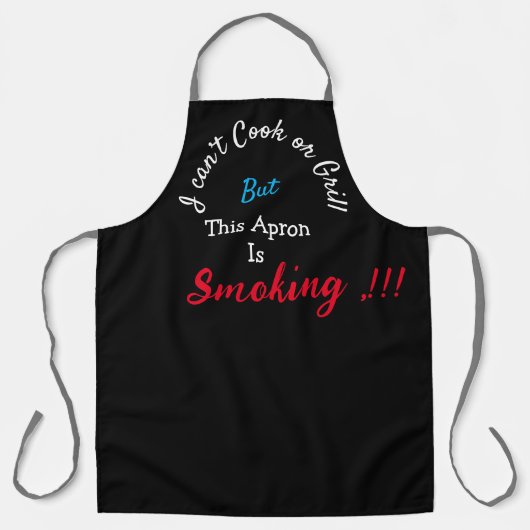 All-over Print Apron, groot Apron Schort (Voorkant)