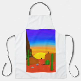 All-over Print Apron, groot Schort