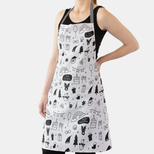 All-over Print Apron, groot Schort (Insitu)
