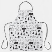 All-over Print Apron, groot Schort (Voorkant)