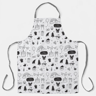 All-over Print Apron, groot Schort