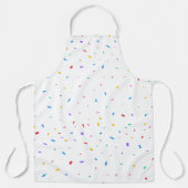 All Over Print Apron Happy Birthday Confetti Schort (Voorkant)