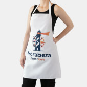 All-Over Print Apron Island Light: Morabeza Compas Schort (Insitu)