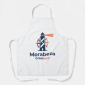 All-Over Print Apron Island Light: Morabeza Compas Schort (Voorkant)