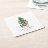 All-over Print Apron Kartonnen Onderzetters (Schuin)