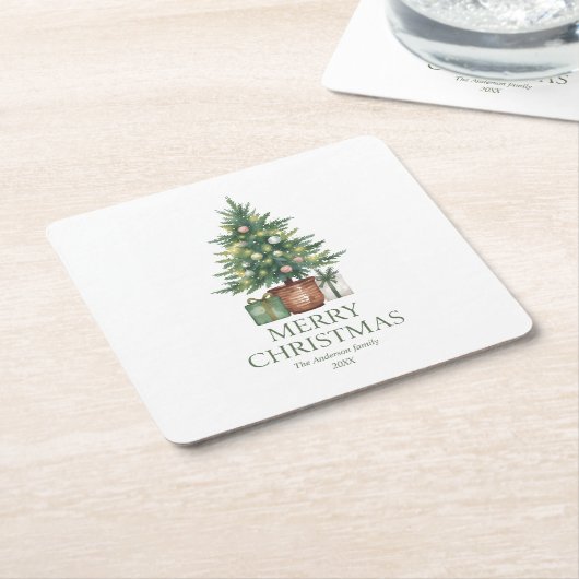 All-over Print Apron Kartonnen Onderzetters (Schuin)