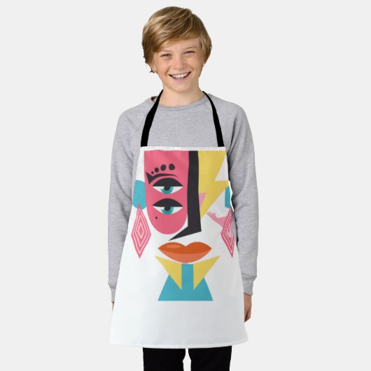 All-over Print Apron, klein Schort (Gedragen)