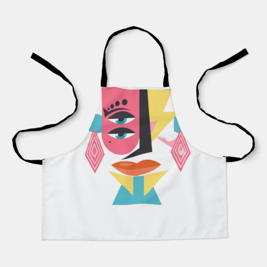 All-over Print Apron, klein Schort (Voorkant)