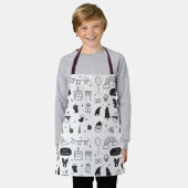 All-over Print Apron, klein Schort (Gedragen)