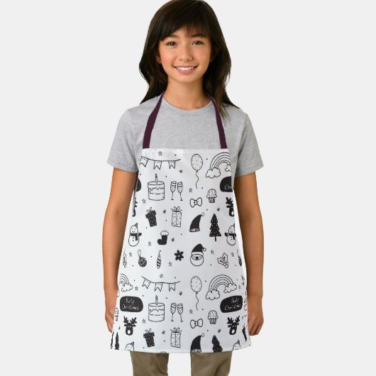 All-over Print Apron, klein Schort (Insitu)