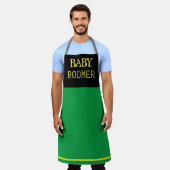 All-over Print Apron, Largebaby boomer Schort (Gedragen)