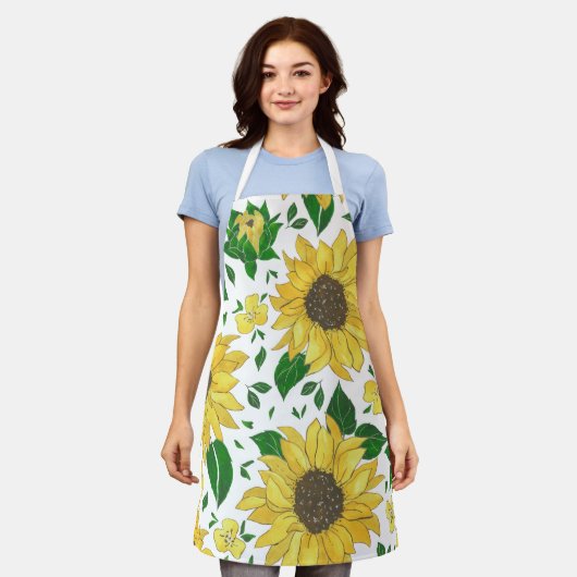 All-Over Print Apron, Medium 26"x30 Schort (Gedragen)