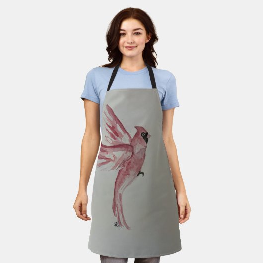 All-over Print Apron, medium Apron Schort (Gedragen)