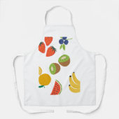 All-Over Print Apron, Medium fruits  Schort (Voorkant)