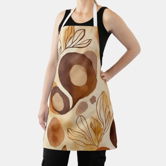 All-Over Print Apron, Medium Schort (Insitu)