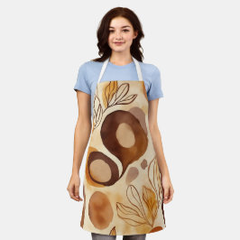All-Over Print Apron, Medium Schort