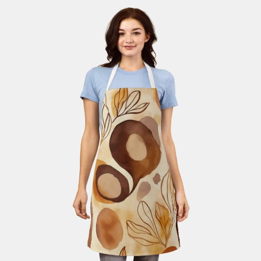 All-Over Print Apron, Medium Schort (Gedragen)