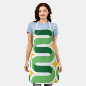 All-over Print Apron, medium Schort (Gedragen)