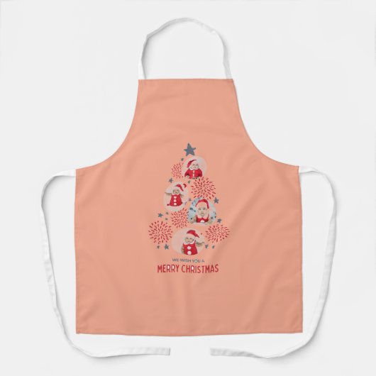 All-over Print Apron, medium Schort (Voorkant)