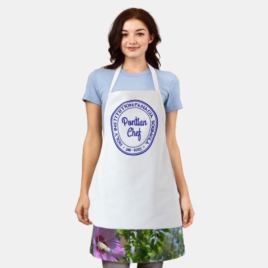 All-Over Print Apron, Medium Schort (Gedragen)