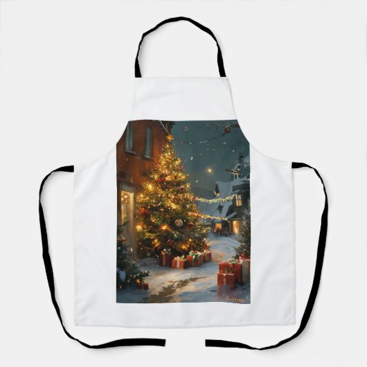 All-over Print Apron, medium Schort (Voorkant)