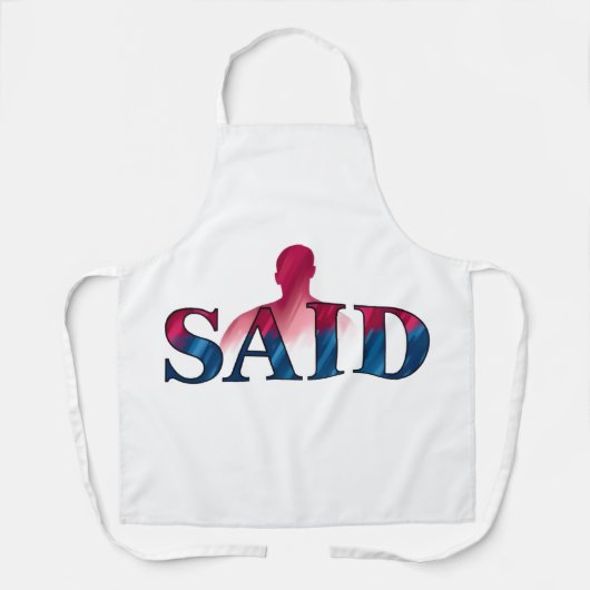 All-over Print Apron, medium Schort (Voorkant)