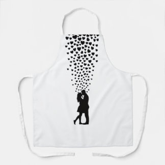 All-Over Print Apron, Medium Schort