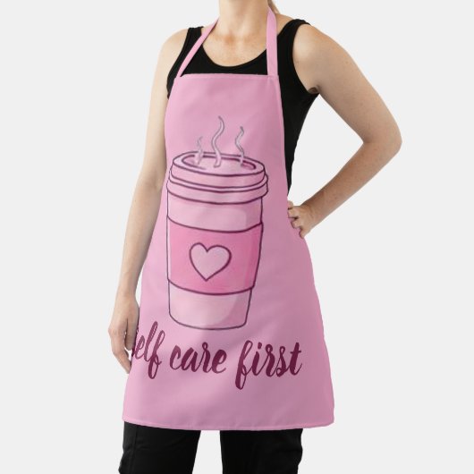 All-Over Print Apron, Medium Schort (Insitu)