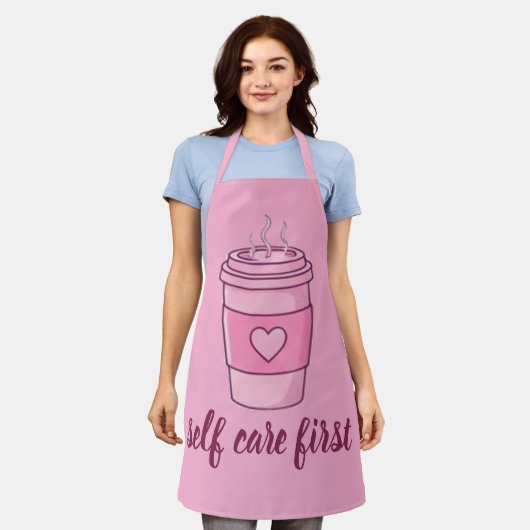 All-Over Print Apron, Medium Schort (Gedragen)