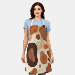All-Over Print Apron, Medium Schort