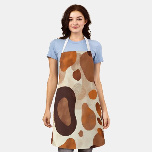 All-Over Print Apron, Medium Schort (Gedragen)