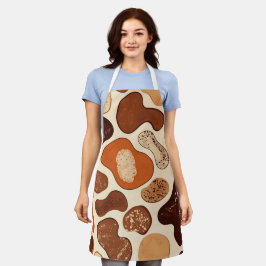 All-Over Print Apron, Medium Schort