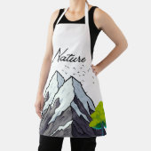 All-Over Print Apron, Medium Schort (Insitu)