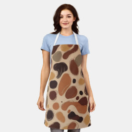 All-Over Print Apron, Medium Schort