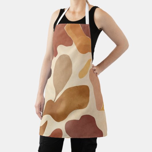 All-Over Print Apron, Medium Schort (Insitu)