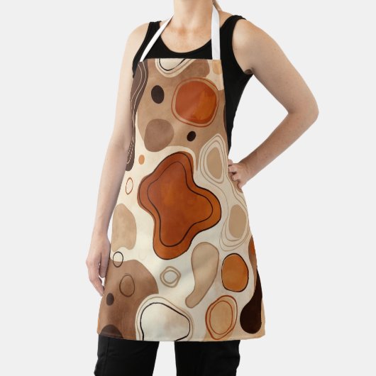 All-Over Print Apron, Medium Schort (Insitu)