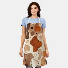 All-Over Print Apron, Medium Schort