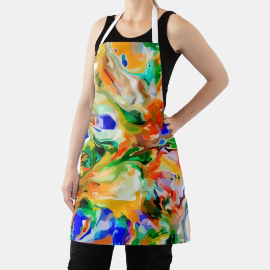 All-over Print Apron, medium Schort (Insitu)