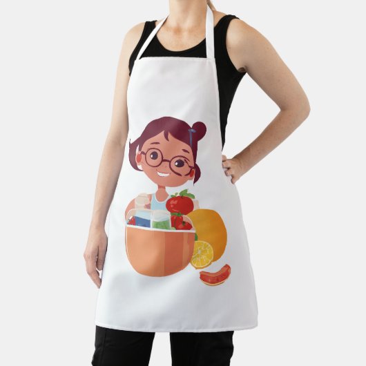 All-over Print Apron, medium Schort (Insitu)