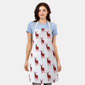 All-Over Print Apron, Medium Schort (Gedragen)