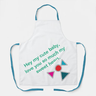 All-over Print Apron, medium Schort