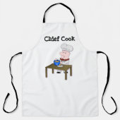 All-over Print Apron met Cartoon Chef Schort (Voorkant)