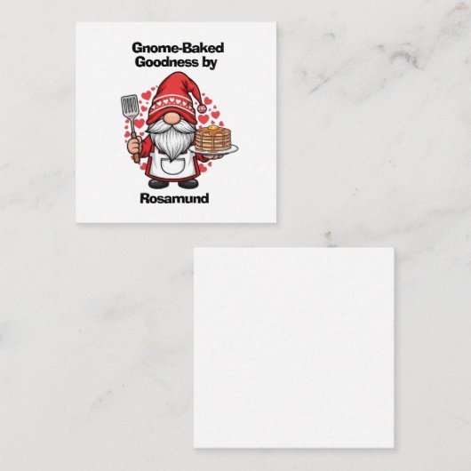 All-Over Print Apron Notitiekaartje (Voorkant / Achterkant)