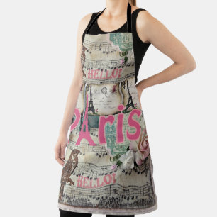 All Over Print Apron Paris, Frankrijk Schort