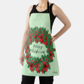 All-over Print Apron: prettig kerstfeest Schort (Insitu)