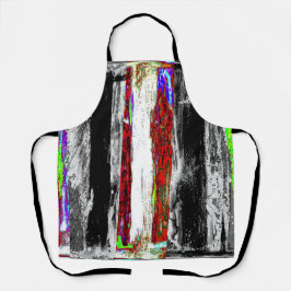 All-Over Print Apron – Reflection Layers Schort