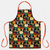 All-over Print Apron Schort (Voorkant)
