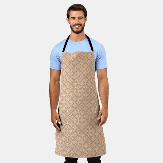 All-Over Print Apron Schort (Gedragen)