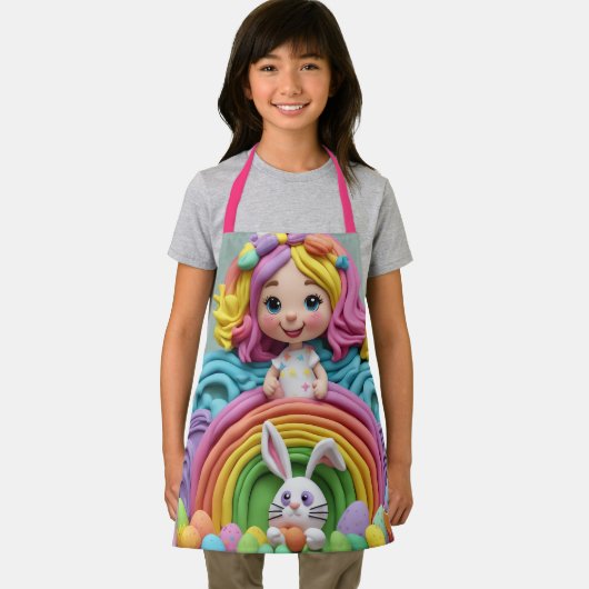 All-over Print Apron Schort (Insitu)